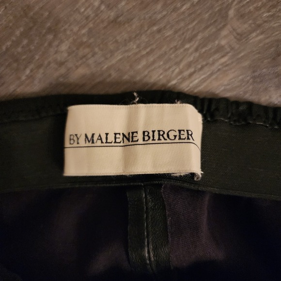 By Malene Birger Elenasco Black Lamb Leather Leggings EU 36 US 4–6 Scandi Luxury - Picture 3 of 10